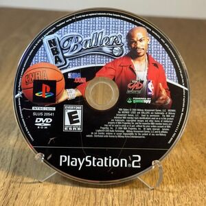 Midway NBA Ballers PS2 TESTED Disc Only Black Good SLUS 20541 Sports Basketball